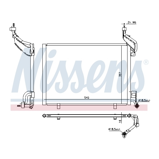 940540 - Condenser, air conditioning 