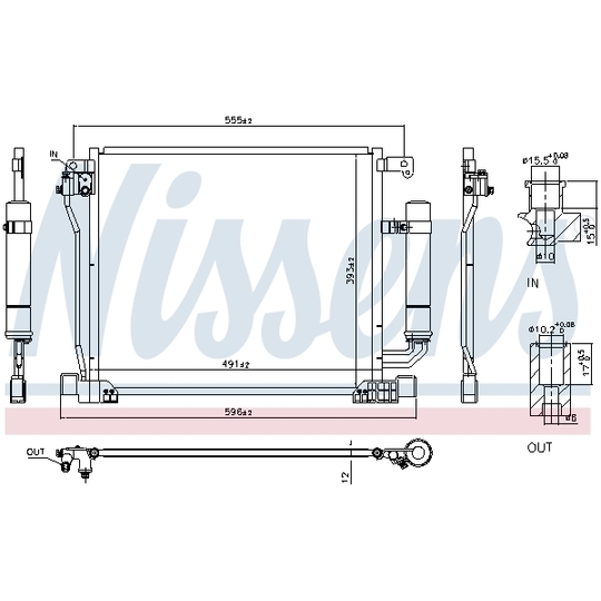 940555 - Condenser, air conditioning 