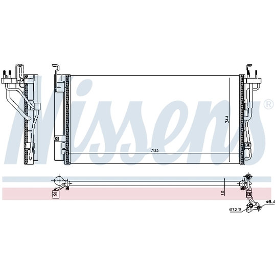 940552 - Condenser, air conditioning 