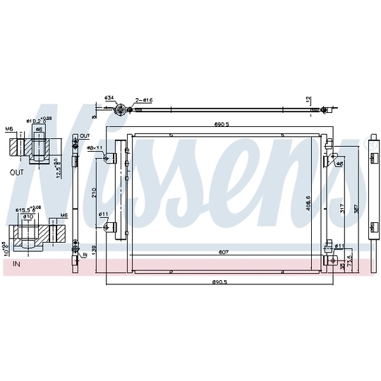 940676 - Condenser, air conditioning 