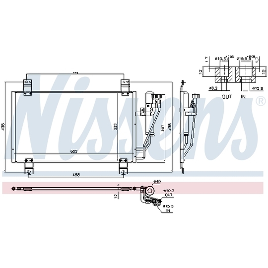 940725 - Condenser, air conditioning 