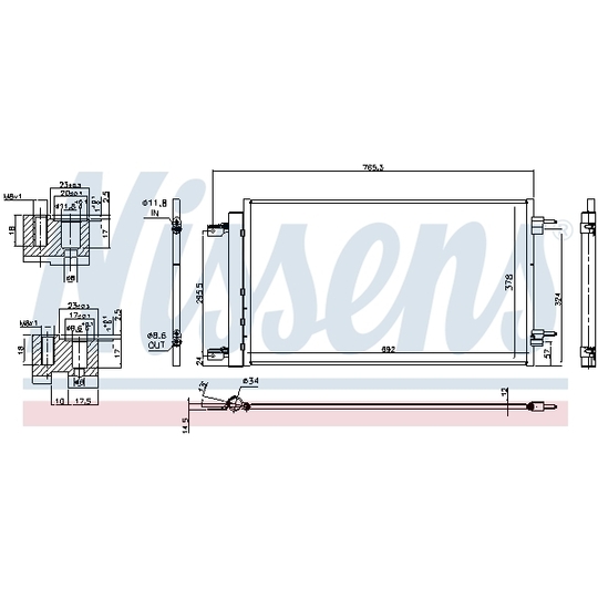 940735 - Condenser, air conditioning 