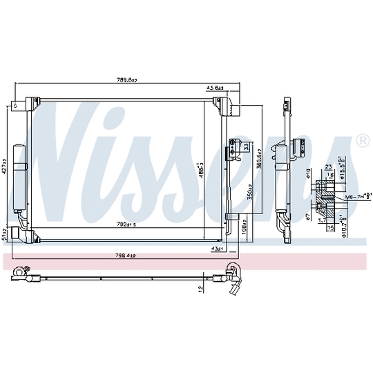 940786 - Condenser, air conditioning 