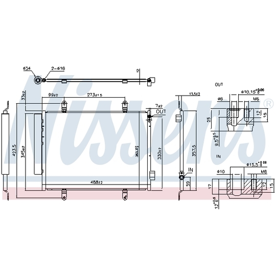 940747 - Condenser, air conditioning 