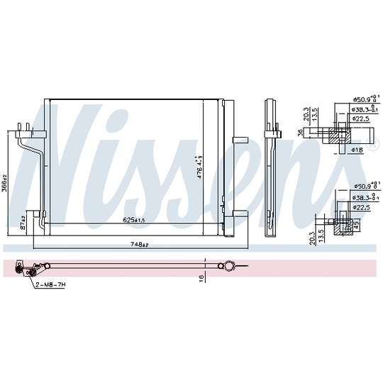 940767 - Condenser, air conditioning 