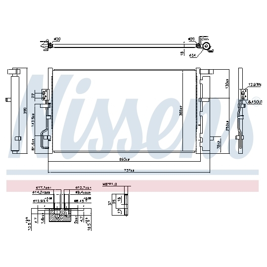 941063 - Condenser, air conditioning 