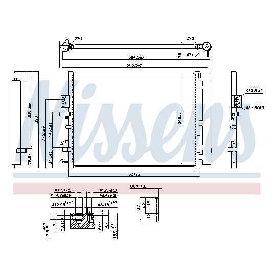 941072 - Condenser, air conditioning 