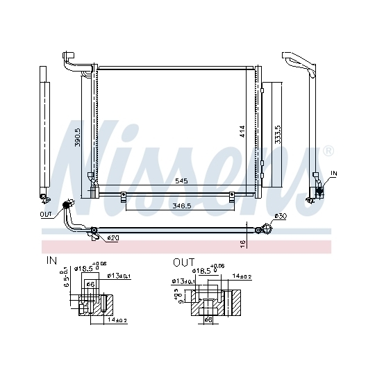 941093 - Condenser, air conditioning 