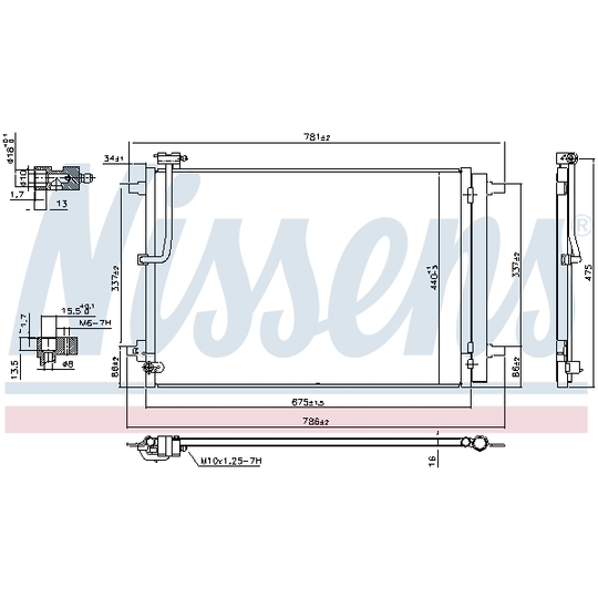 941077 - Condenser, air conditioning 