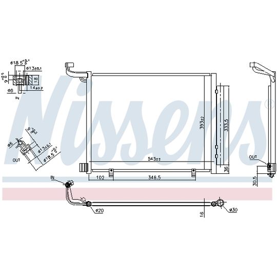 941094 - Condenser, air conditioning 