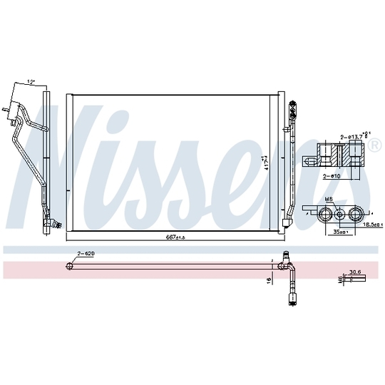 941245 - Condenser, air conditioning 