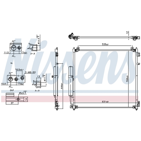 941164 - Condenser, air conditioning 