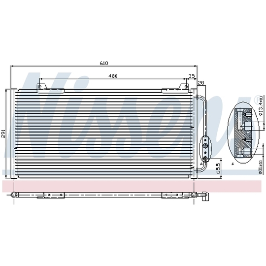 94255 - Condenser, air conditioning 