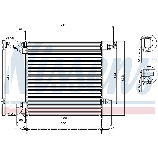 94568 - Condenser, air conditioning 