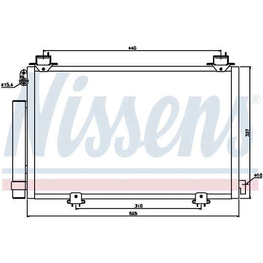 94590 - Kondensor, klimatanläggning 