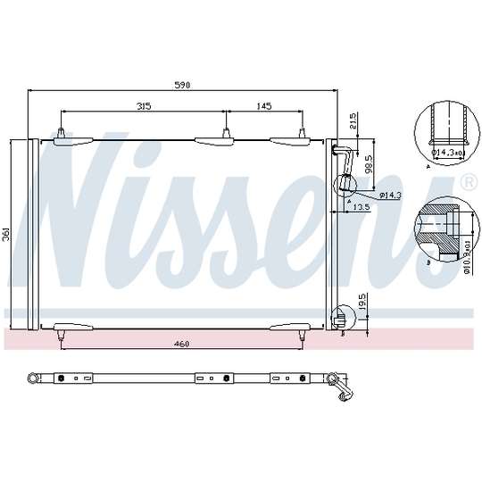 94855 - Condenser, air conditioning 