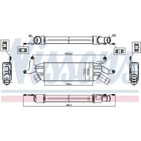 96086 - Intercooler, charger 