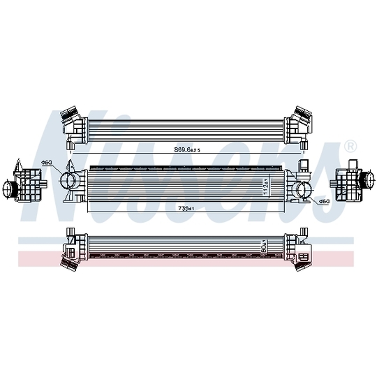 961479 - Intercooler, charger 