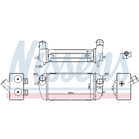 961495 - Intercooler, charger 