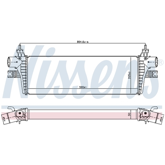 961169 - Intercooler, charger 