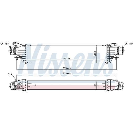 961125 - Intercooler, charger 