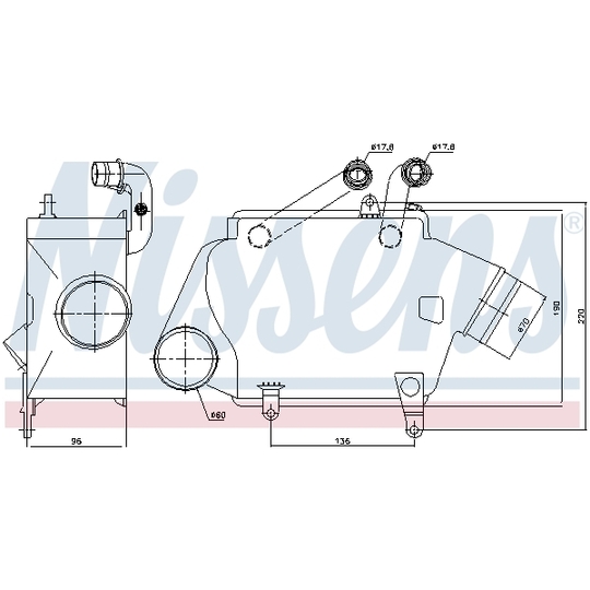 961205 - Intercooler, charger 