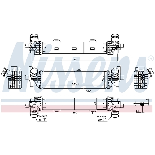 961226 - Kompressoriõhu radiaator 