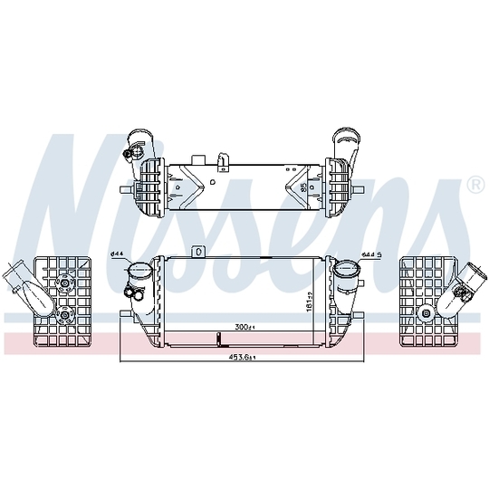 96144 - Intercooler, charger 