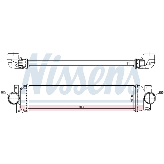 961505 - Intercooler, charger 