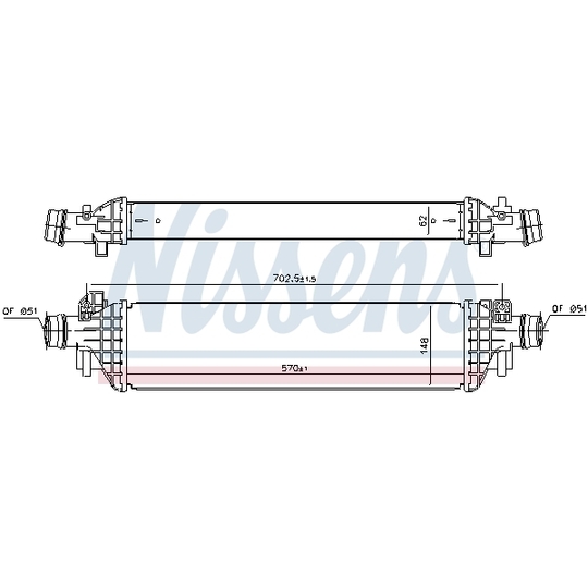 96173 - Intercooler, charger 