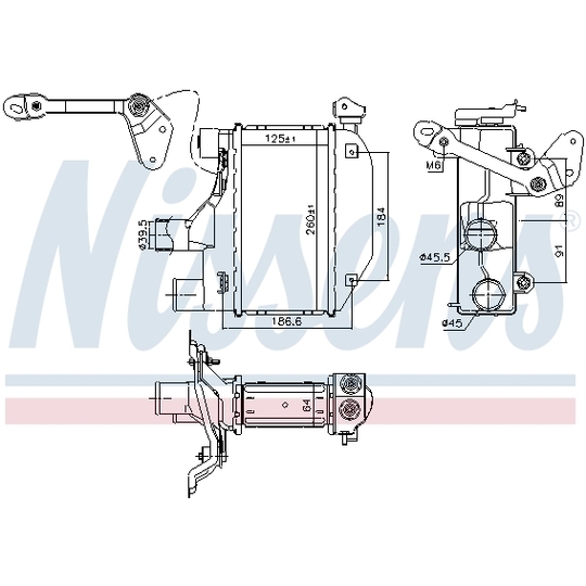 96164 - Intercooler, charger 