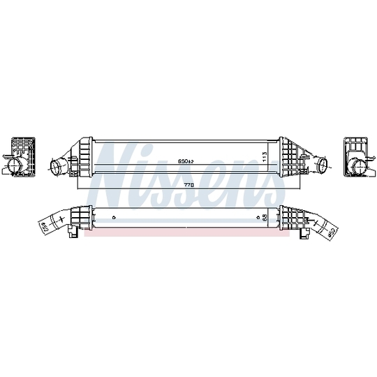 961582 - Intercooler, charger 