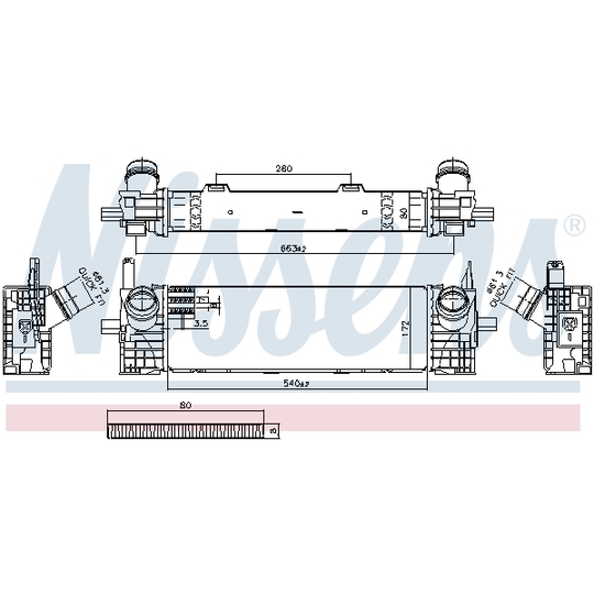 961591 - Intercooler, charger 