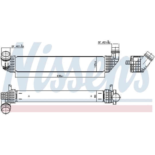 96200 - Intercooler, charger 