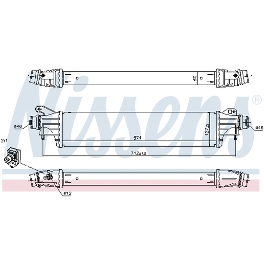 96312 - Intercooler, charger 