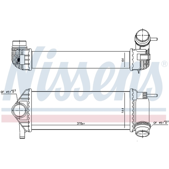 96308 - Kompressoriõhu radiaator 