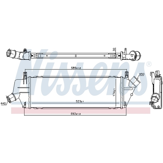 96307 - Kompressoriõhu radiaator 