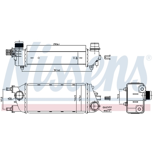 96267 - Intercooler, charger 