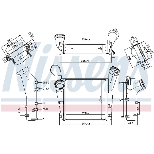 96276 - Intercooler, charger 