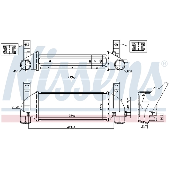 96219 - Intercooler, charger 