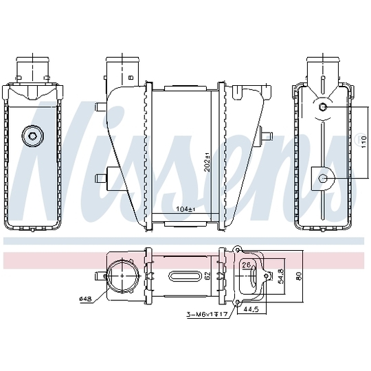 96232 - Kompressoriõhu radiaator 