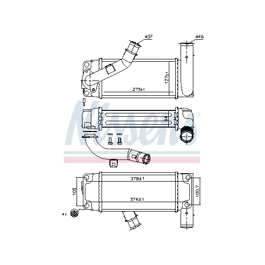 96428 - Intercooler, charger 