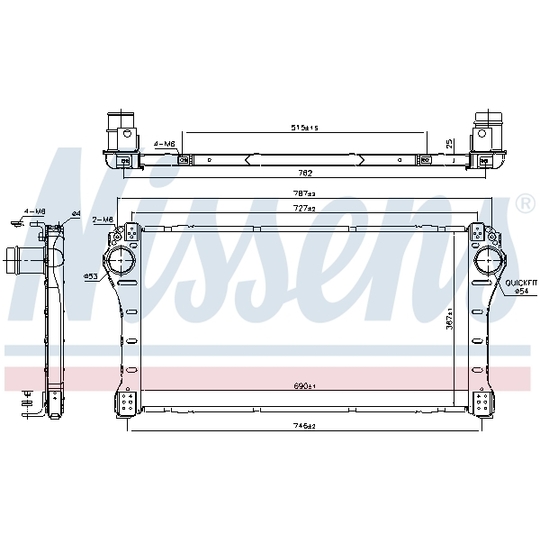 96401 - Intercooler, charger 