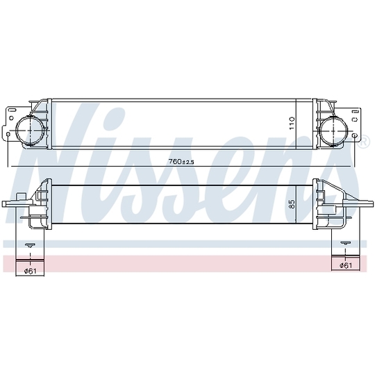 96411 - Intercooler, charger 