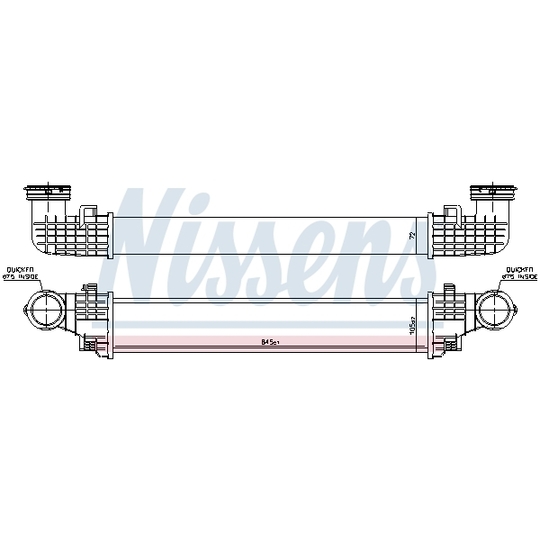 96434 - Kompressoriõhu radiaator 