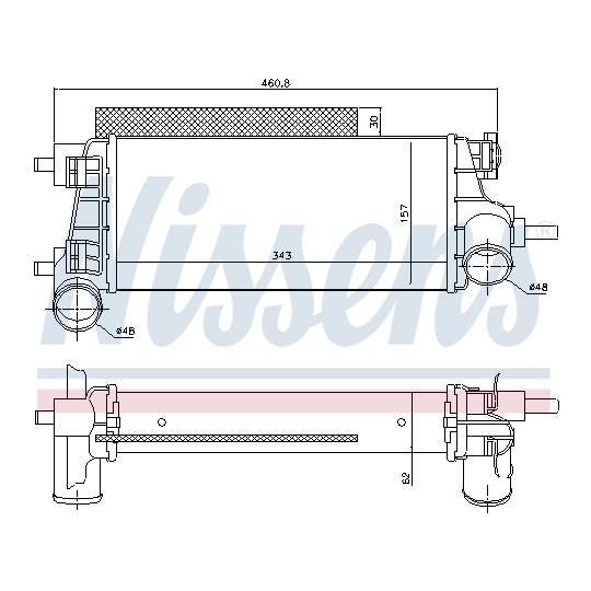 96490 - Intercooler, charger 