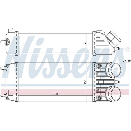 96508 - Intercooler, charger 