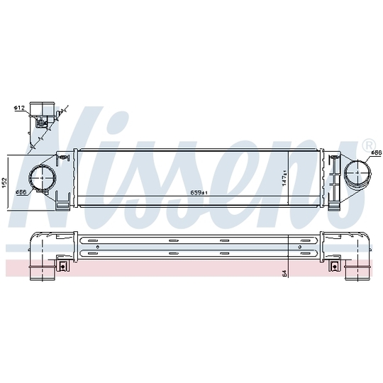 96561 - Kompressoriõhu radiaator 