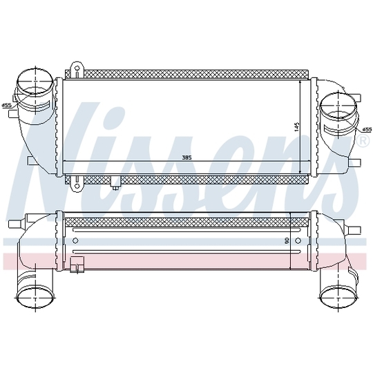 96537 - Intercooler, charger 