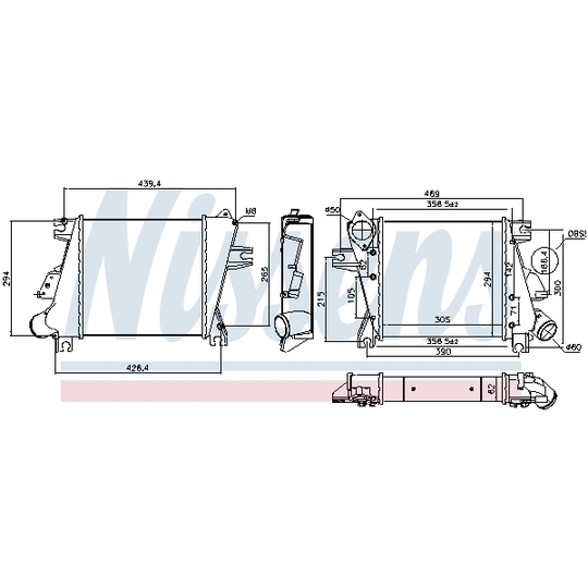 96527 - Kompressoriõhu radiaator 